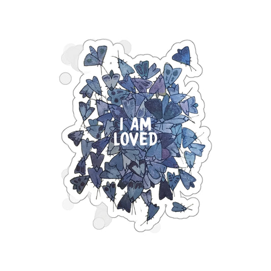 I Am Loved Mothpile Sticker