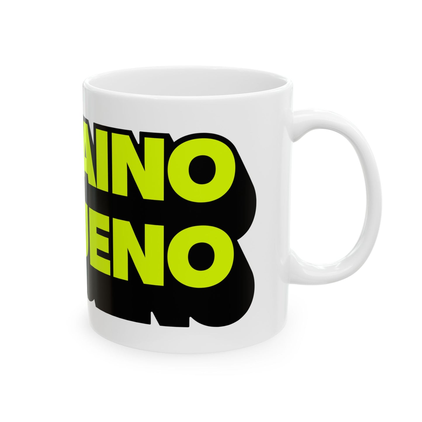 Mi Brain No Bueno Graphic Coffee Cup