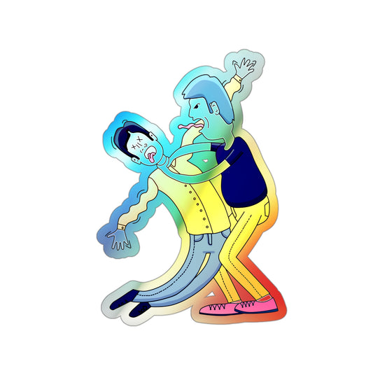 Civil Dispute Holographic Die-Cut Sticker