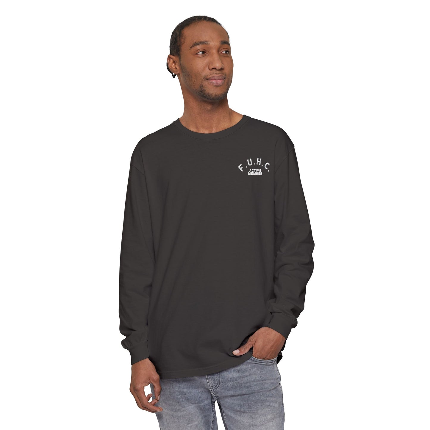 F*cked Up Hands Club" Long Sleeve T‑Shirt