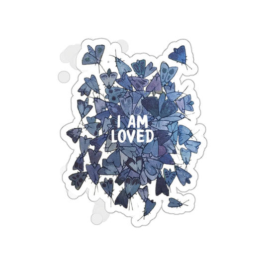I Am Loved Mothpile Sticker
