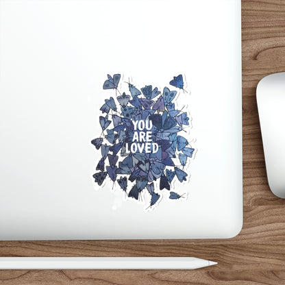 You are Loved Mothpile Sticker