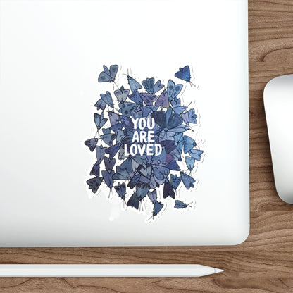 You are Loved Mothpile Sticker