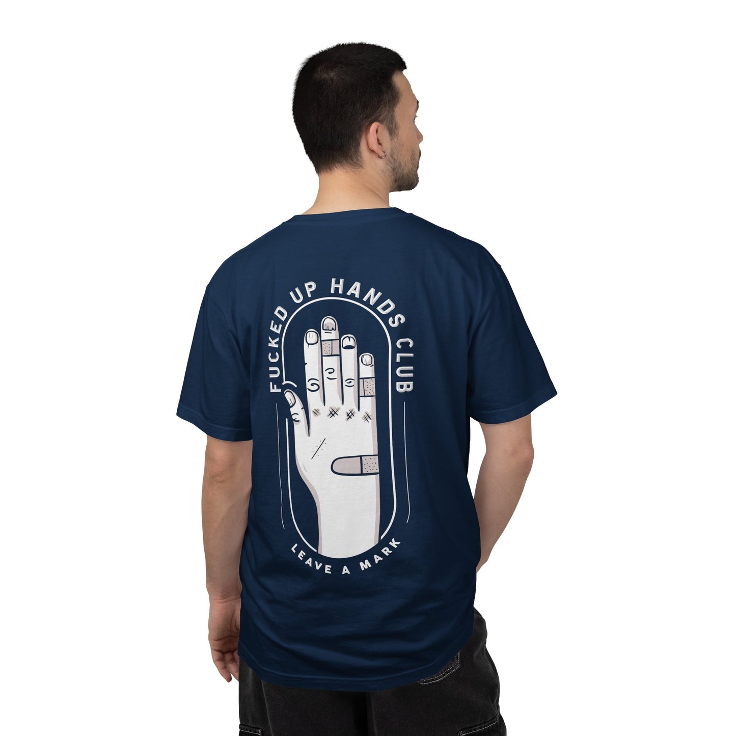 F*cked Up Hands Club" Short Sleeve T‑Shirt