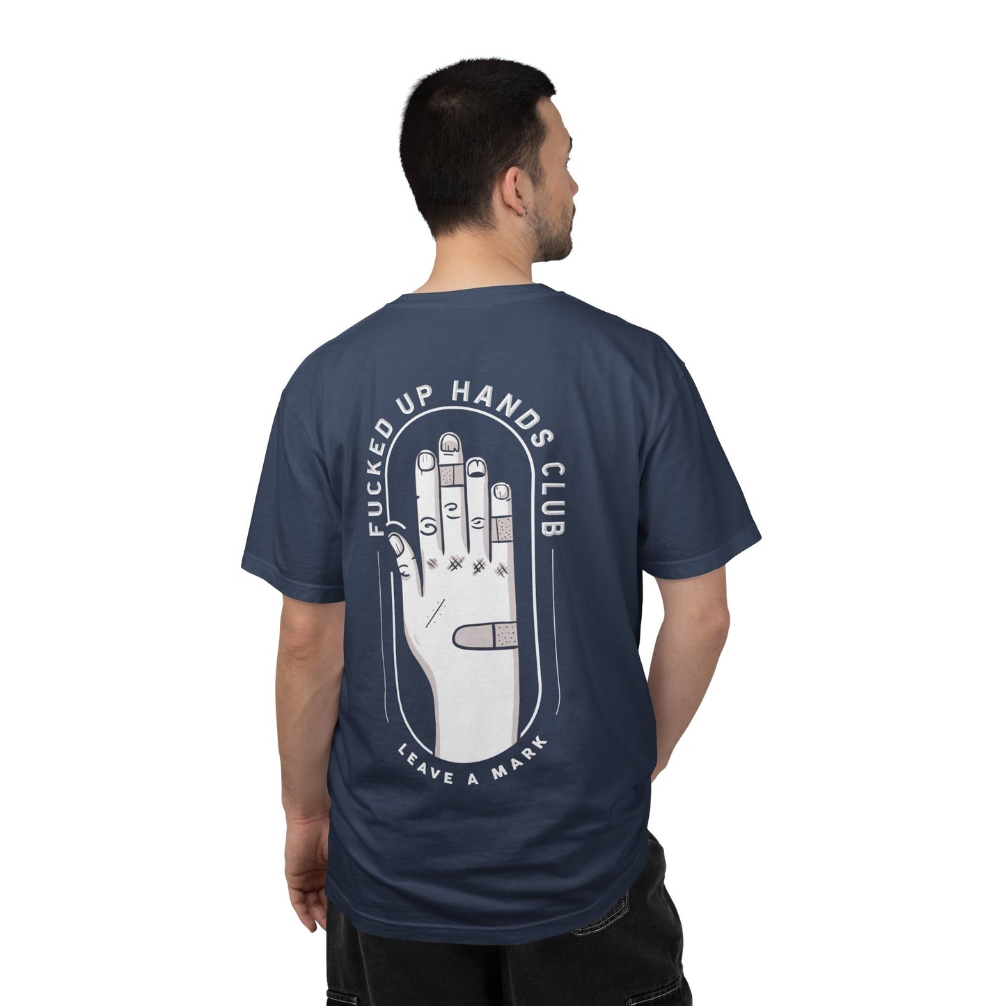 F*cked Up Hands Club" Short Sleeve T‑Shirt