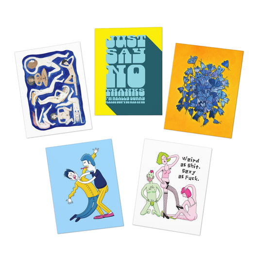 Assorted Art Greeting Cards 5-Pack