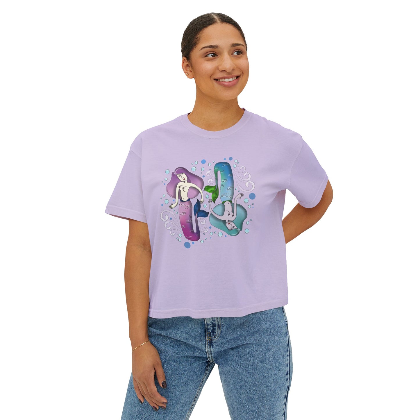 Mermaids Women’s Boxy Tee