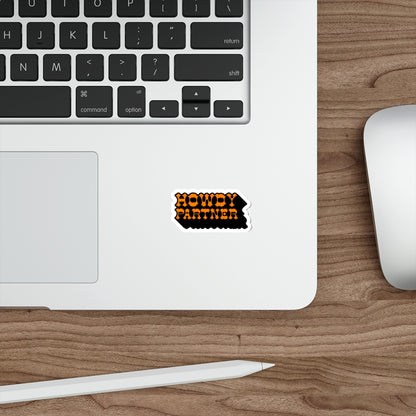 Howdy Partner Die-Cut Sticker