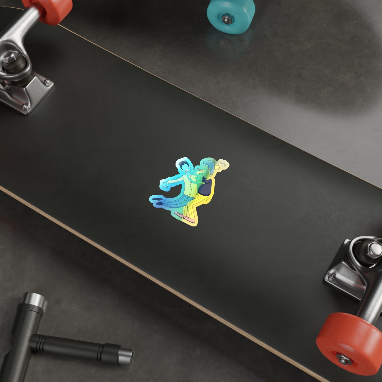 Civil Dispute Holographic Die-Cut Sticker