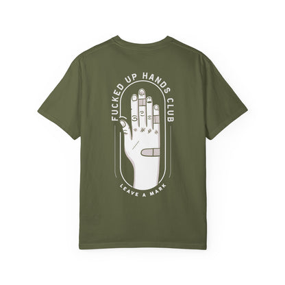 F*cked Up Hands Club" Short Sleeve T‑Shirt