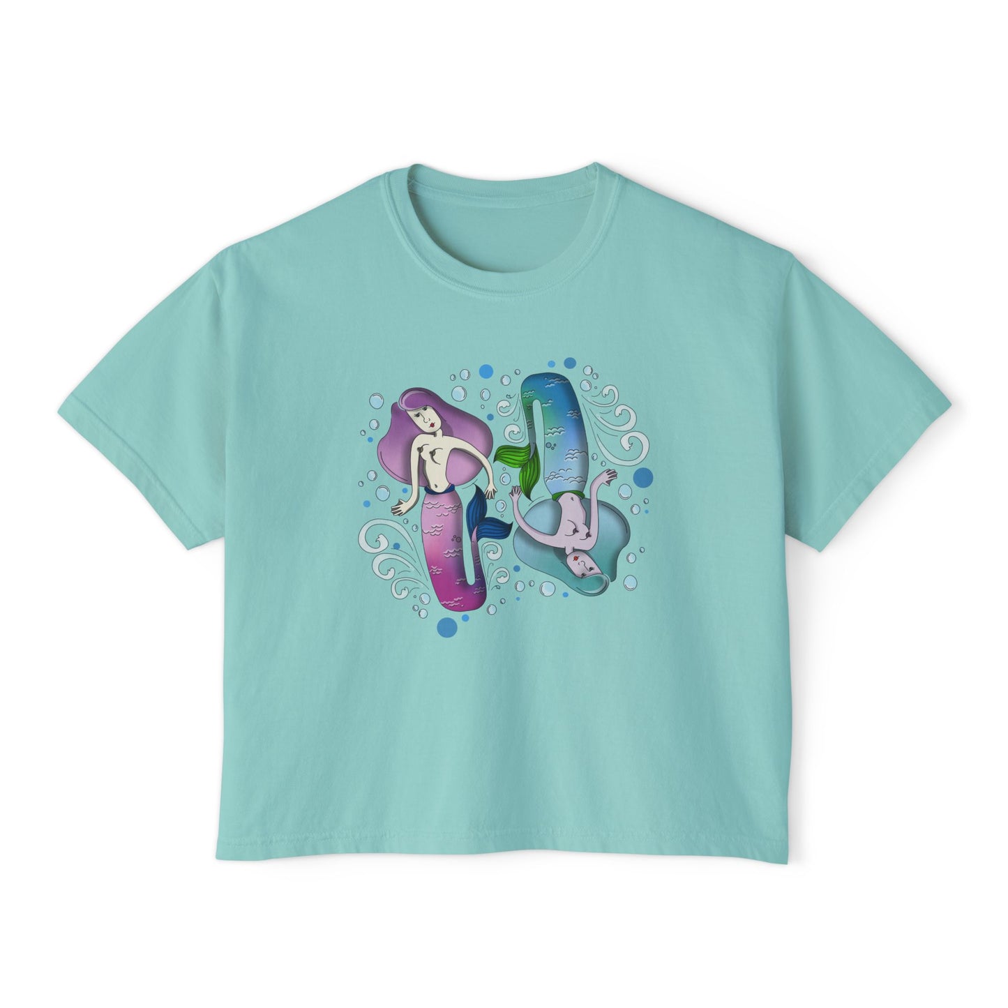 Mermaids Women’s Boxy Tee