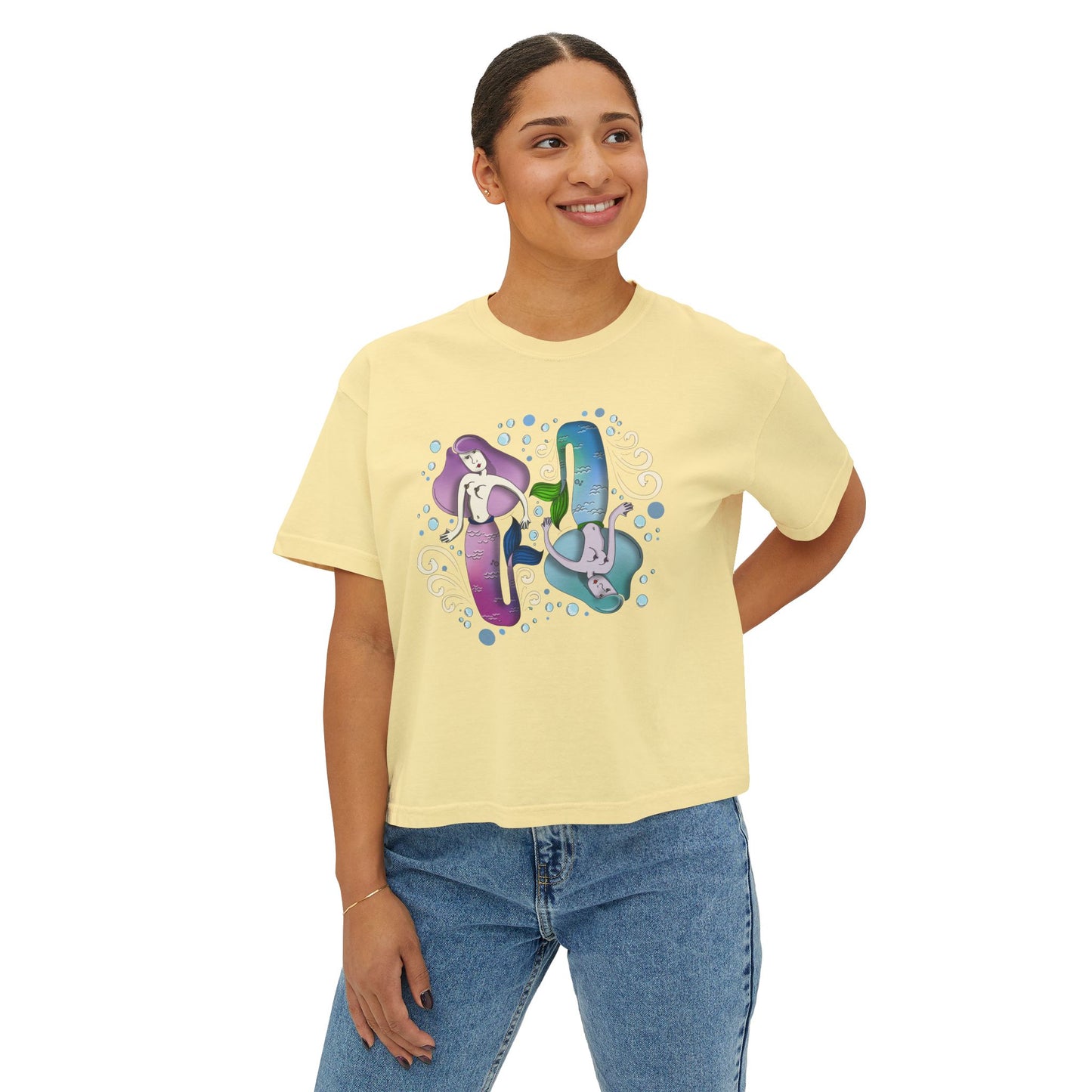 Mermaids Women’s Boxy Tee