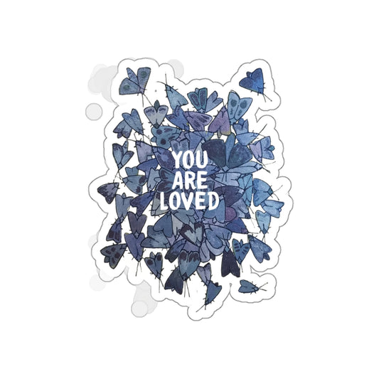 You are Loved Mothpile Sticker