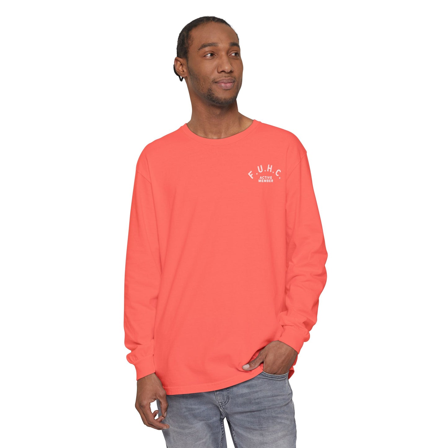 F*cked Up Hands Club" Long Sleeve T‑Shirt