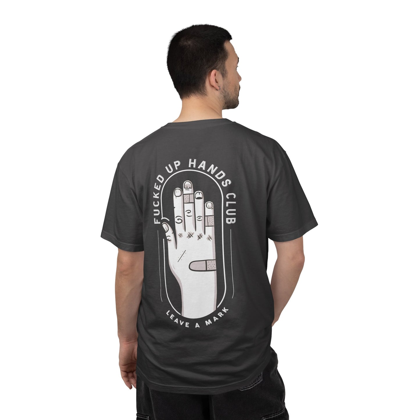 F*cked Up Hands Club" Short Sleeve T‑Shirt