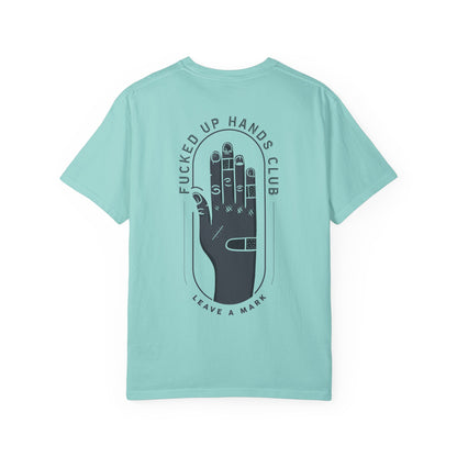 F*cked Up Hands Club" Short Sleeve T‑Shirt