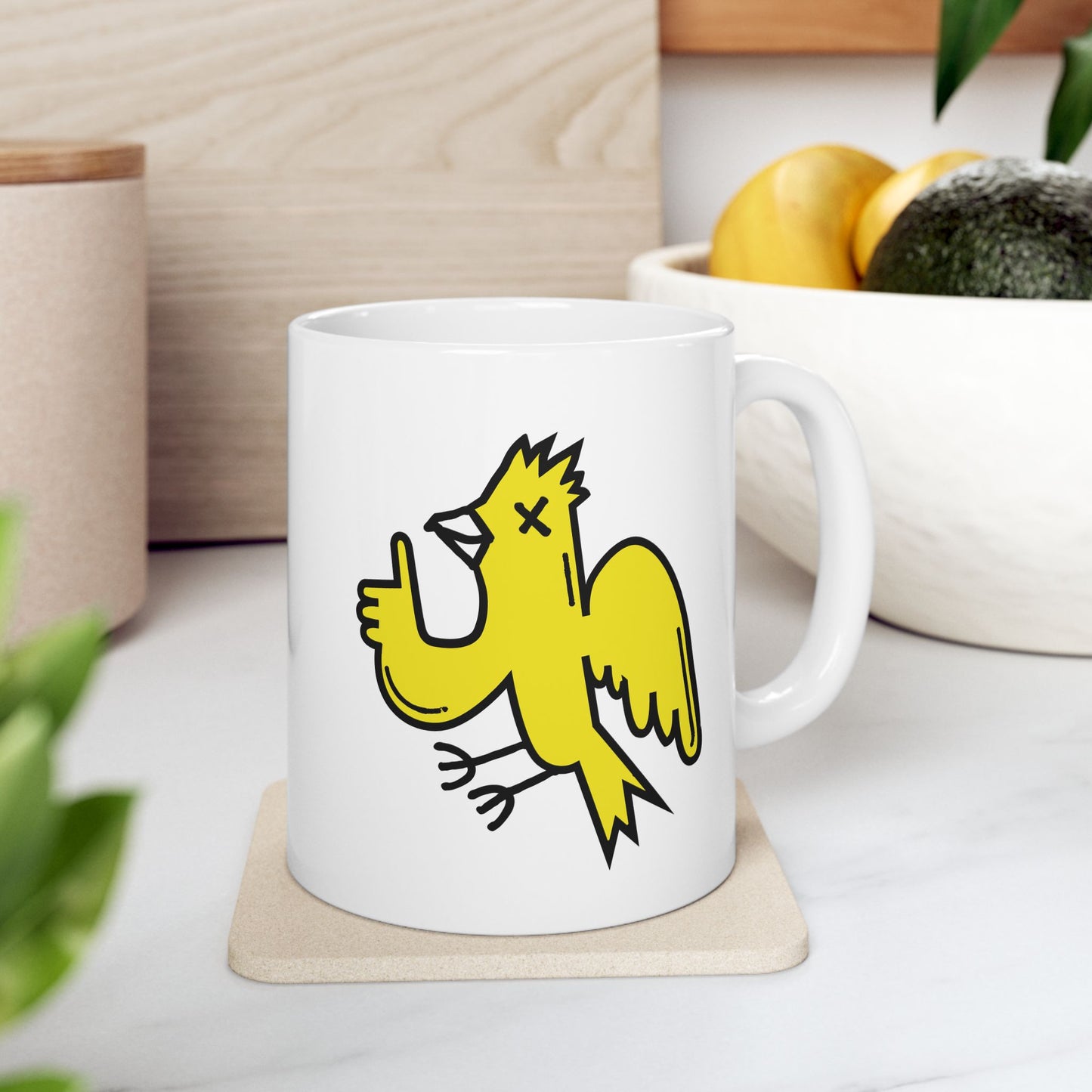 Ded Bird Bird Coffee Cup (11oz, 15oz)