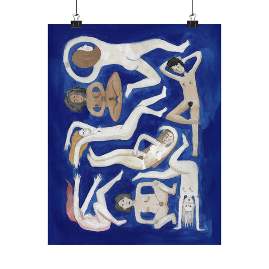 Blue Nudes Poster