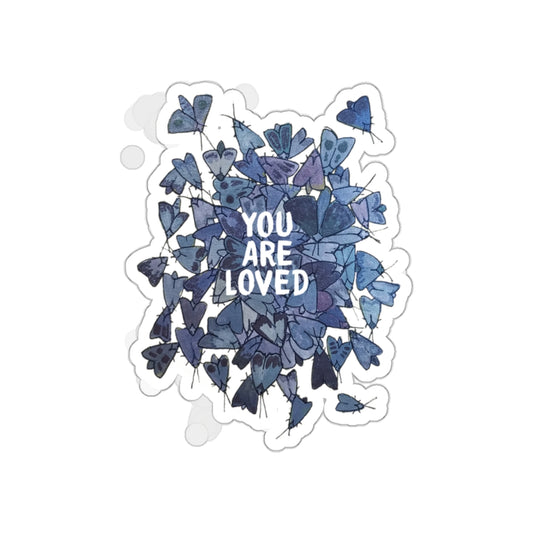 You are Loved Mothpile Sticker