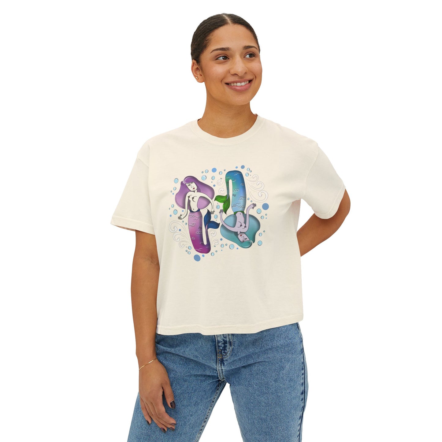Mermaids Women’s Boxy Tee