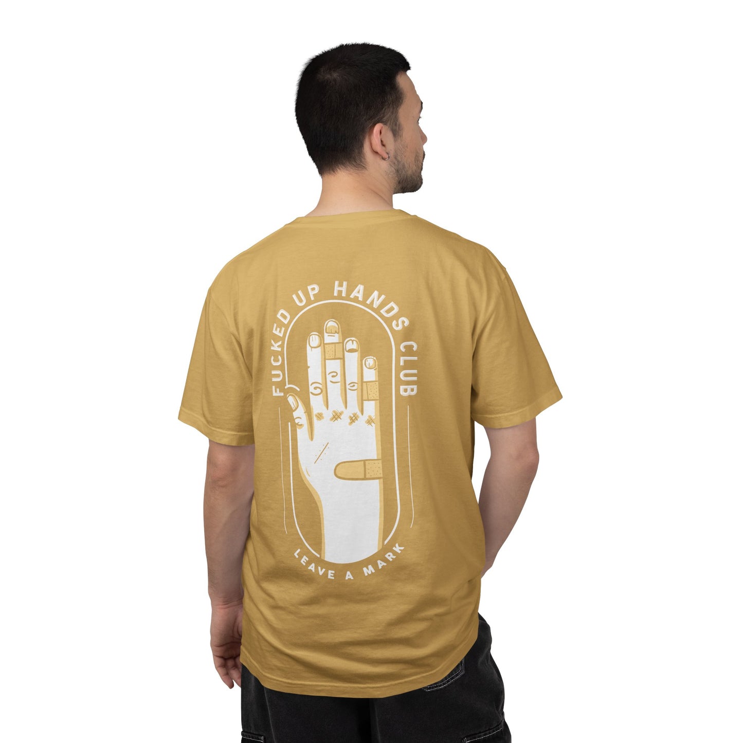 F*cked Up Hands Club" Short Sleeve T‑Shirt