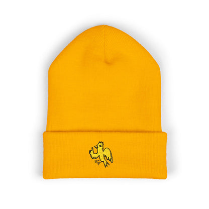 Ded Bird Cuffed Knit Hat