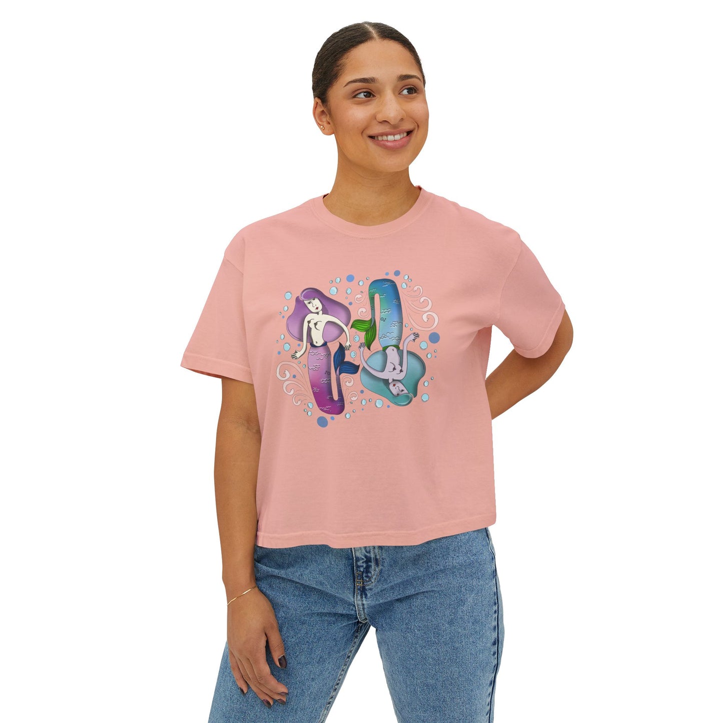 Mermaids Women’s Boxy Tee