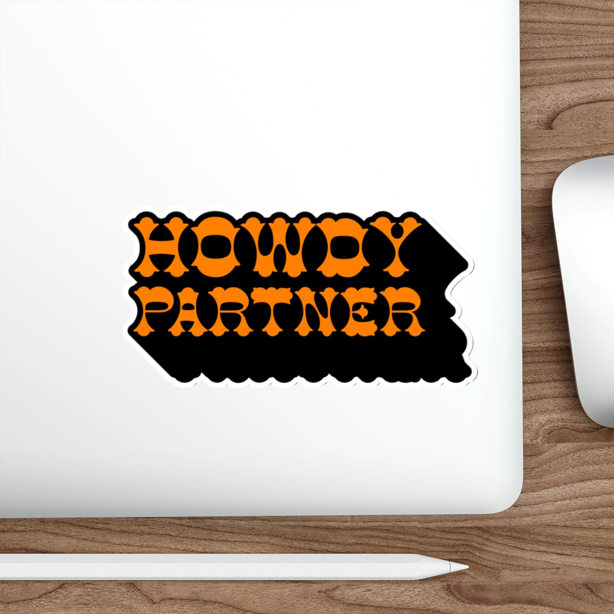 Howdy Partner Die-Cut Sticker