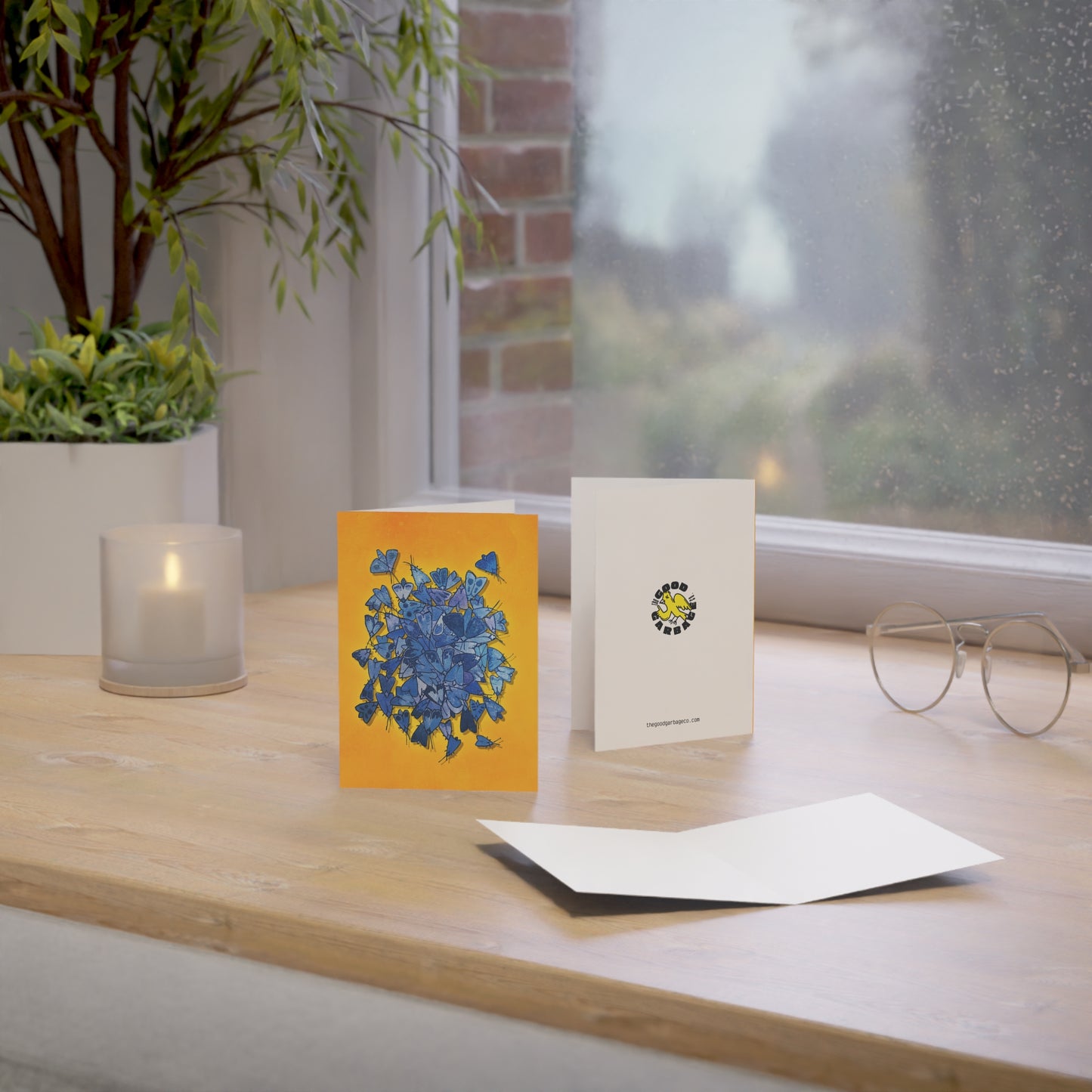 Moth Pile Greeting Cards