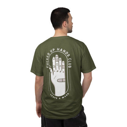 F*cked Up Hands Club" Short Sleeve T‑Shirt