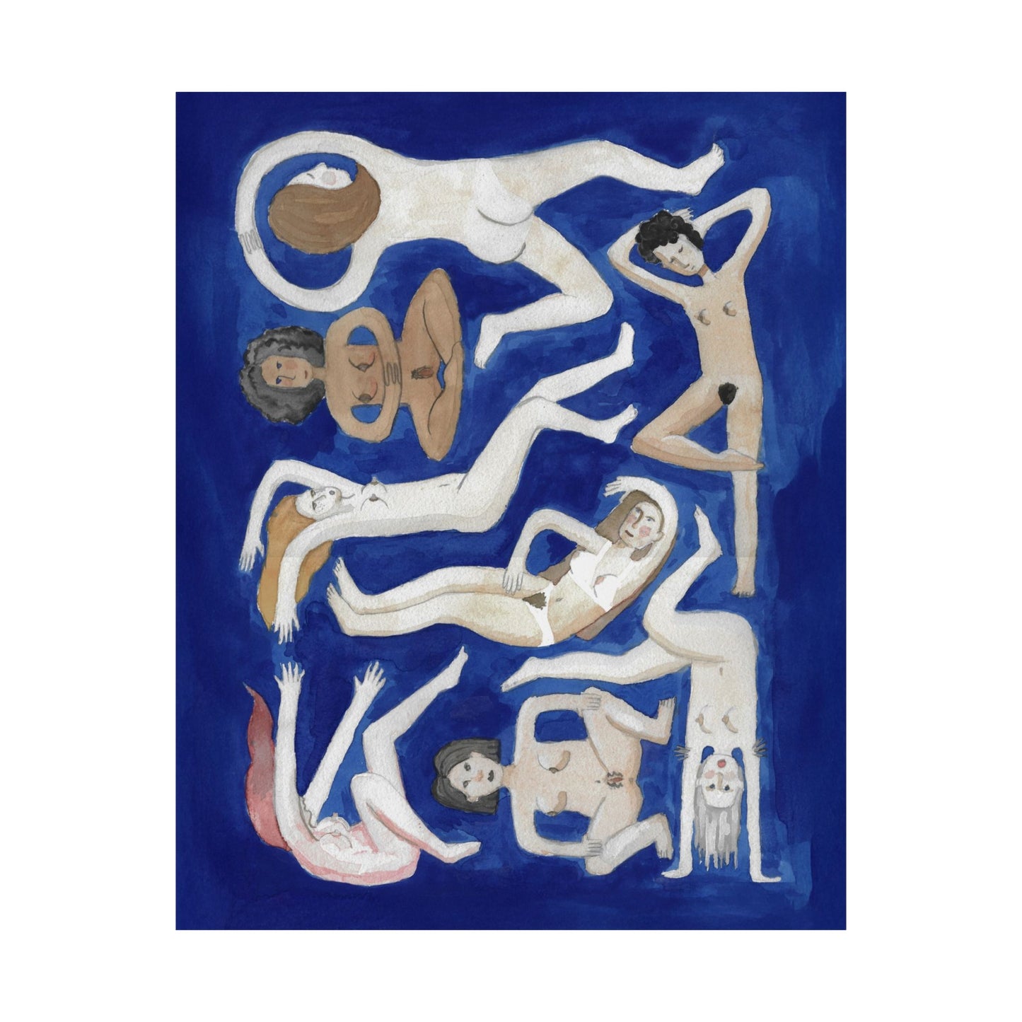 Blue Nudes Poster